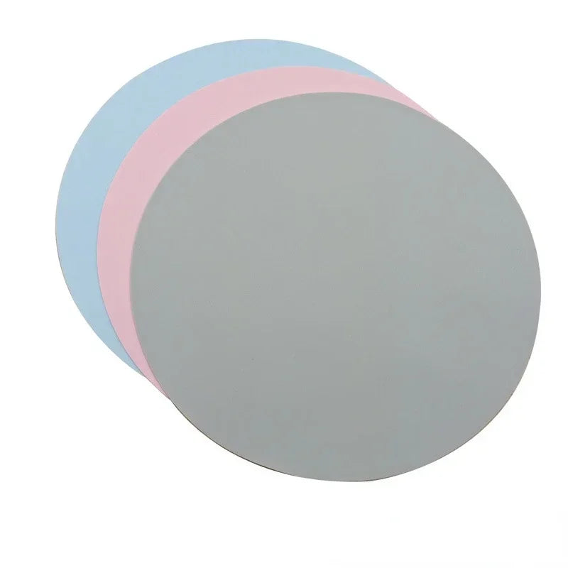 Spill Proof Silicone Pet Bowl Mat Anti Slip Feeding Fountain For Dogs And Cats Round Accessories - Joanie B 25