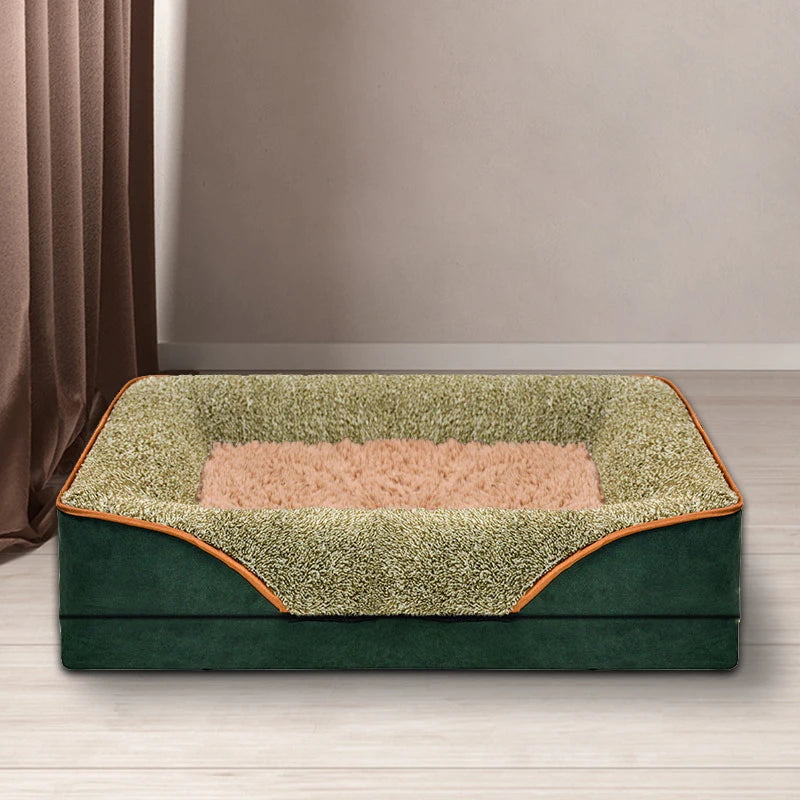 Oversized Dog Bed Removable Washable With Raised Edges