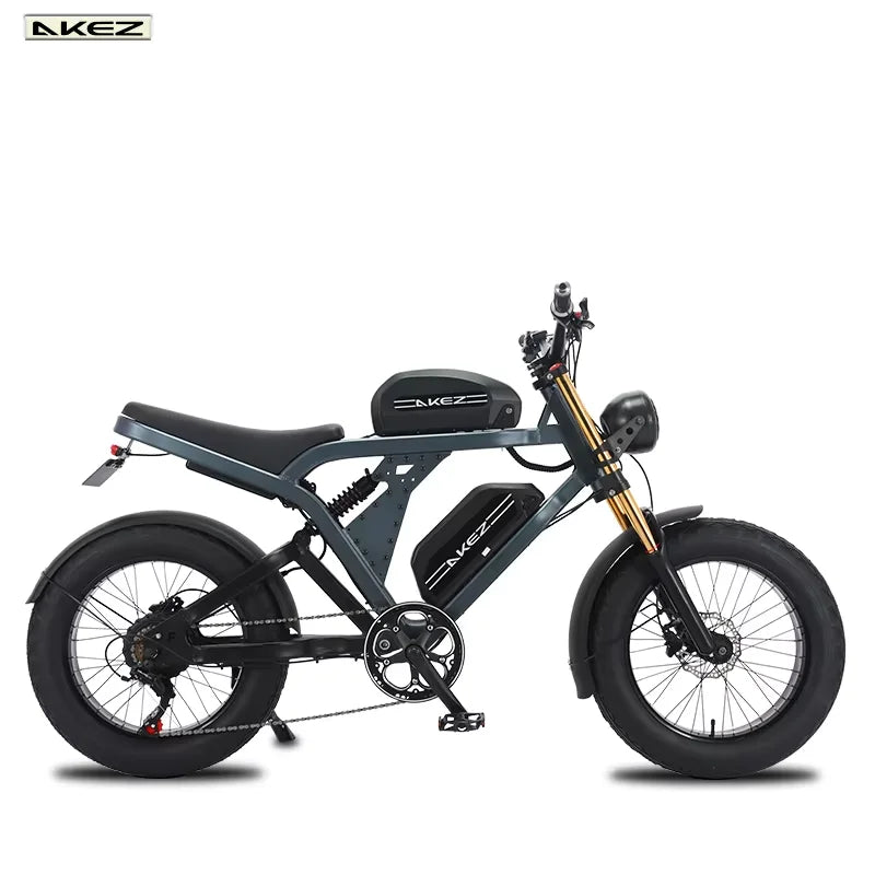 US Stock 1500W 48V Fat Tire Electric Bike for Adults Off Road Dual Battery Mountain All Terrain - Joanie B 25