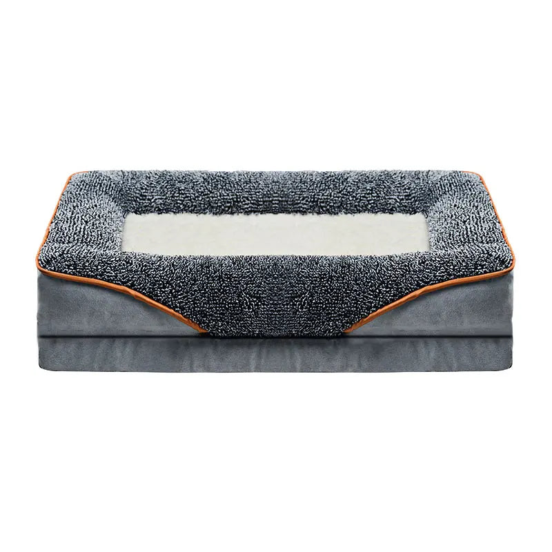 Oversized Dog Bed Removable Washable With Raised Edges