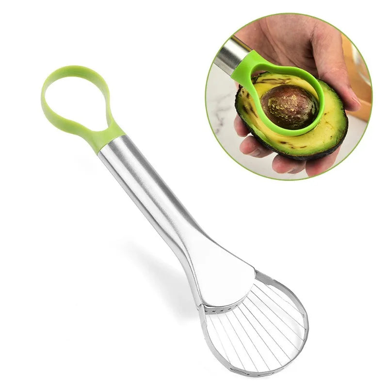 Avocado Knife Gadget Stainless Steel Cutter Kitchen Gadgets Fruit Cutting Artifact All for Kitchen and Home Dragon Fruit Slices