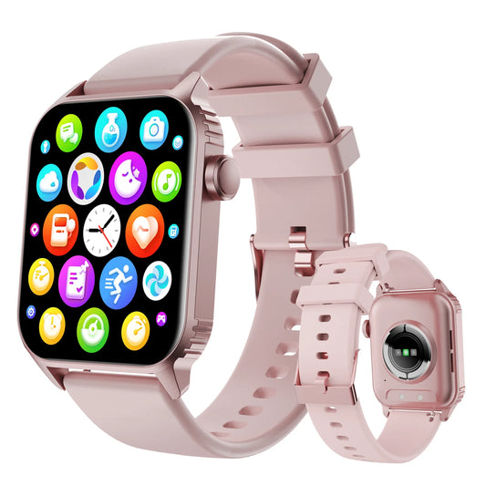 TG08 Smart Watch 1.85 Inch Smartwatch for Men and Women Answer Make Call Fitness Tracker with 100 Plus Sport Modes Waterproof Watch - Joanie B 25