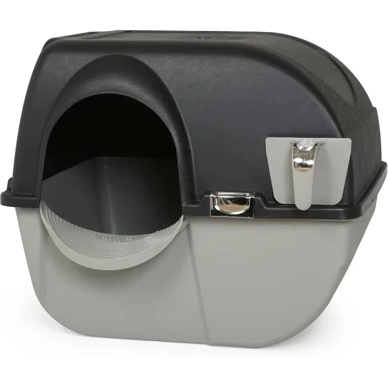 Elite Self Cleaning Roll 'n Clean Litter Box Midnight Black Large EL-RA20-1 - Joanie B 25