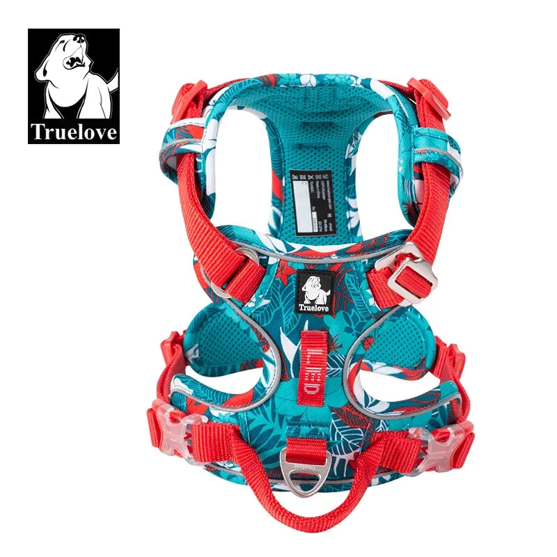 Truelove Pet Explosion Proof Dog Harness Camouflage Reflective Nylon Special Edition and Upgrade Version Easy to Adjust TLH5653 - Joanie B 25