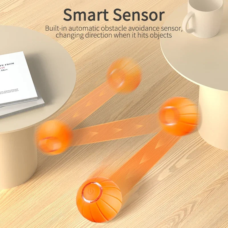 Smart Interactive Cat Toys Rechargeable Rolling Magic Ball for Pet Cats Indoor Play Kitten Toy for Cats Kitten Accessory - Joanie B 25