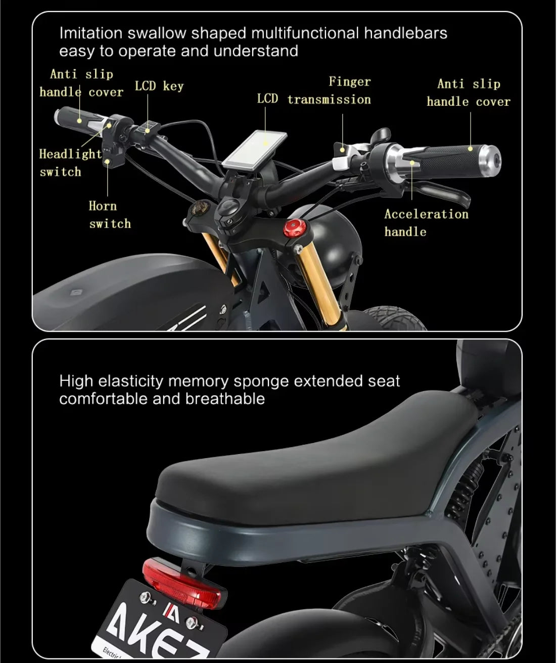 US Stock 1500W 48V Fat Tire Electric Bike for Adults Off Road Dual Battery Mountain All Terrain - Joanie B 25