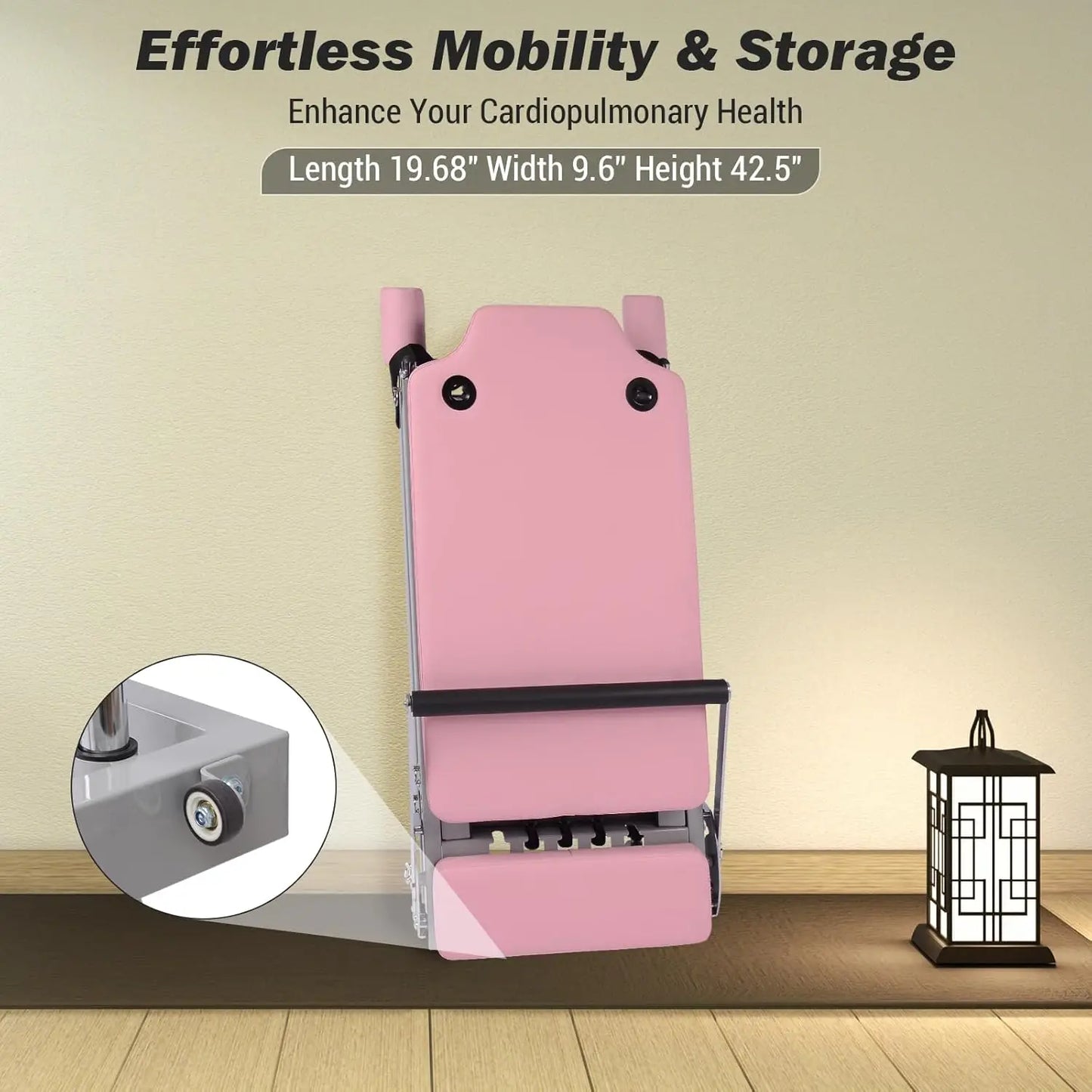 Pilates Reformer Machine 77" Foldable Pilates Equipment for Home Gym Workout, Adjustability Pilates Workout Equipment for Advanc