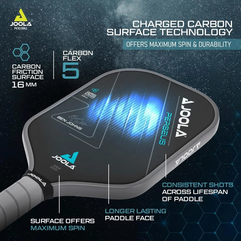 Ben Johns Perseus Pickleball Paddle Charged Surface
