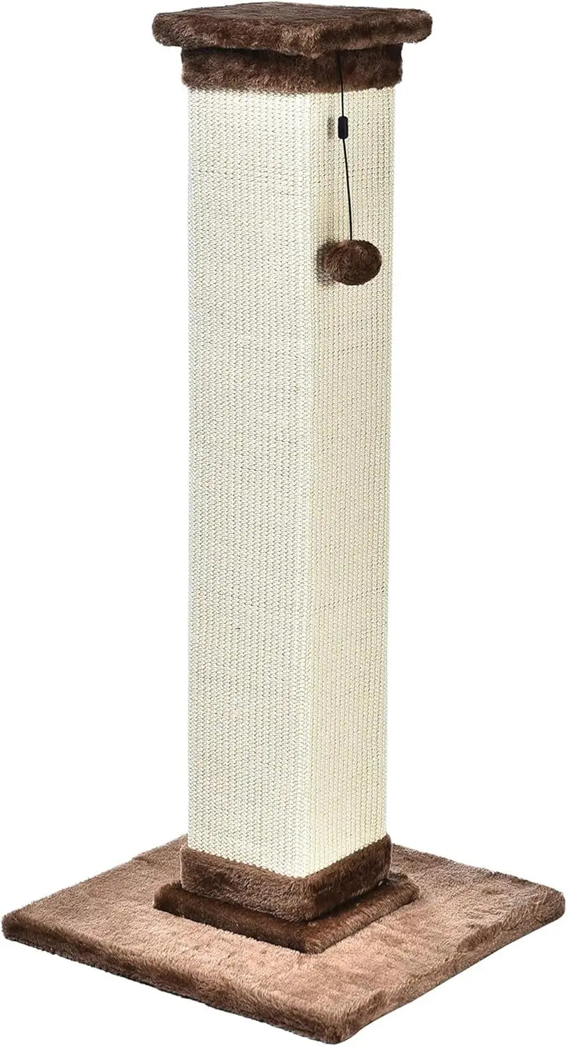 Indoor Tall Cat and Kittens Scratching Post with Sisal Rope and Jute Fiber Large - Joanie B 25