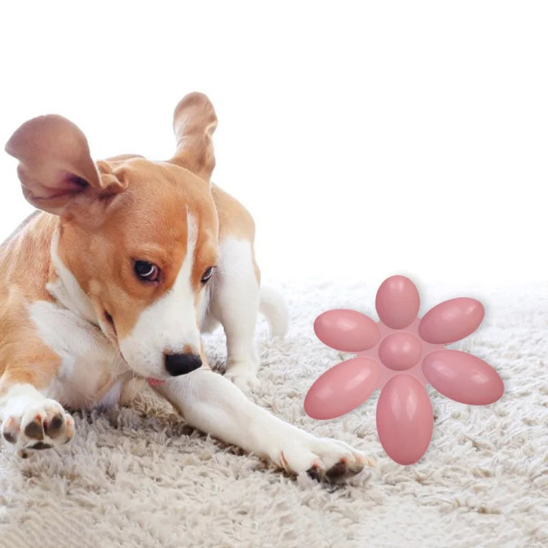 Pet Dog Petal Feeding Bowl 6 in 1 Multi Pet Food and Water Container Durable Plastic Pet Accessories - Joanie B 25