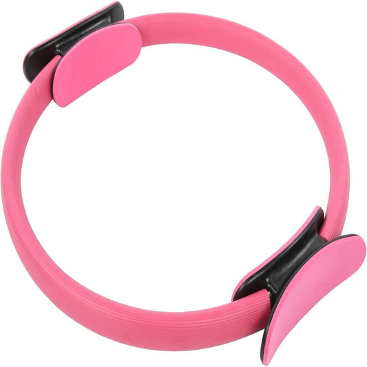 Premium Quality Yoga Ring for Enhanced Flexibility and Strength with Double Handles Black Durable Exercise Accessory - Joanie B 25