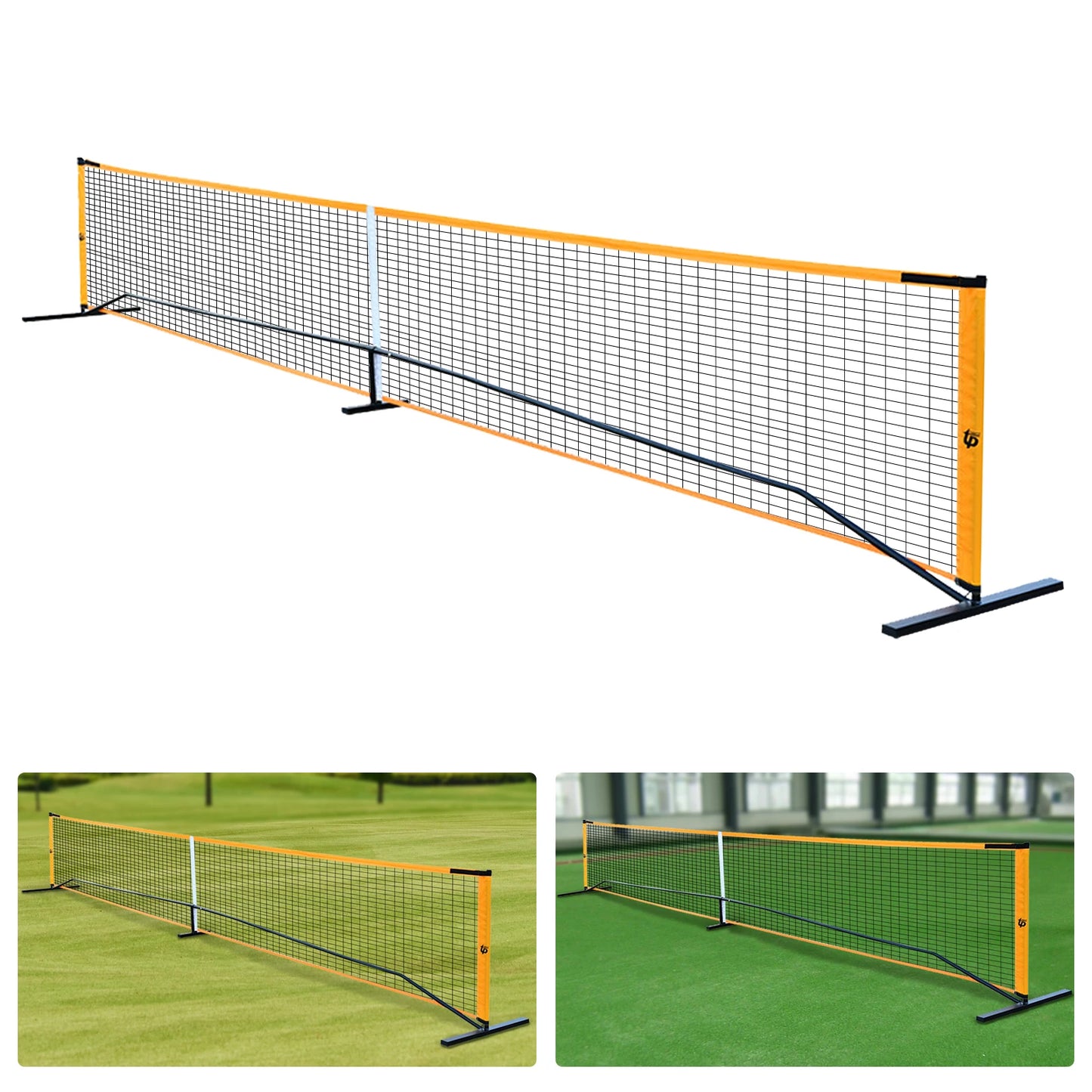 Portable Pickleball Net Set with Four Paddles and Balls for Outdoor Indoor Play Suitable for Badminton and Tennis - Joanie B 25
