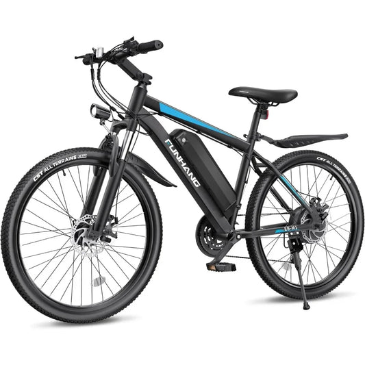 26 Inch 1000W Peak Electric Bike for Adults Up to 50 Miles 21.7MPH Mountain Bike with Removable 48V 374.4Wh Battery - Joanie B 25