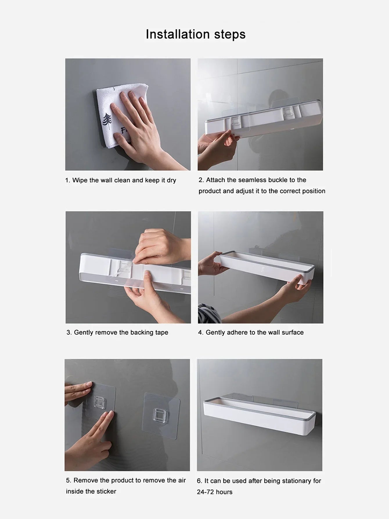 1pc Toilet Bathroom Storage Cabinet Rack Wall Hanging Hole Free Multifunctional Artifact Above Toilet Rack White Shelf Organizer