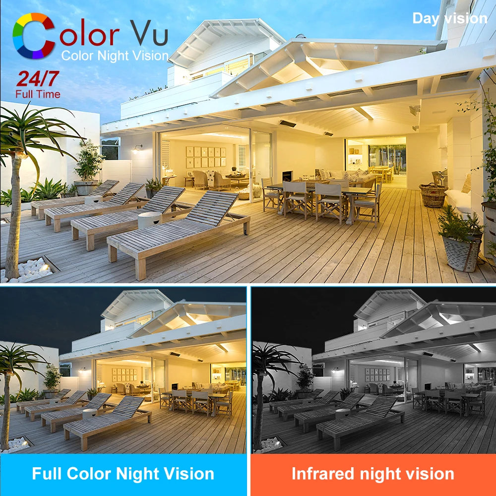 Hikvision 8MP 4K IP Turret Camera AcuSense With Smart Hybrid Light And Audio - Joanie B 25