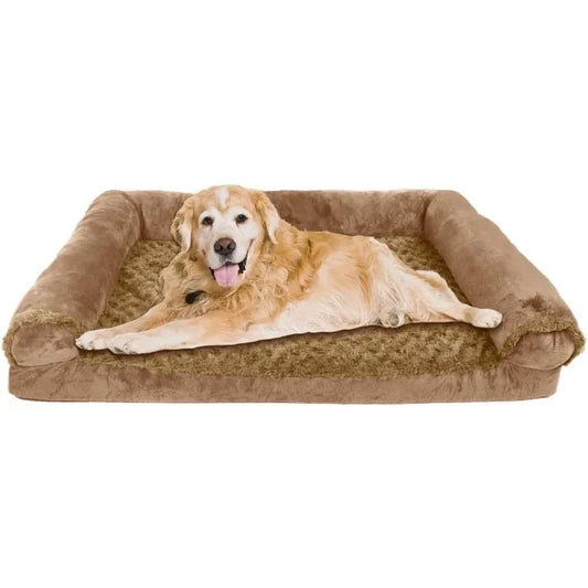 Orthopedic Dog Bed for Extra Large Breed Dogs Waterproof Washable Pet Bed with High Density Foam and Non Slip Bottom - Joanie B 25