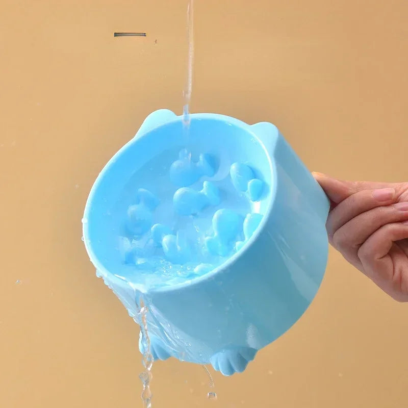 Dispenser Pet Protector Supply Tall Food and Water Bowl with Neck Protector Large Capacity Cartoon Shape for Dogs and Cats - Joanie B 25