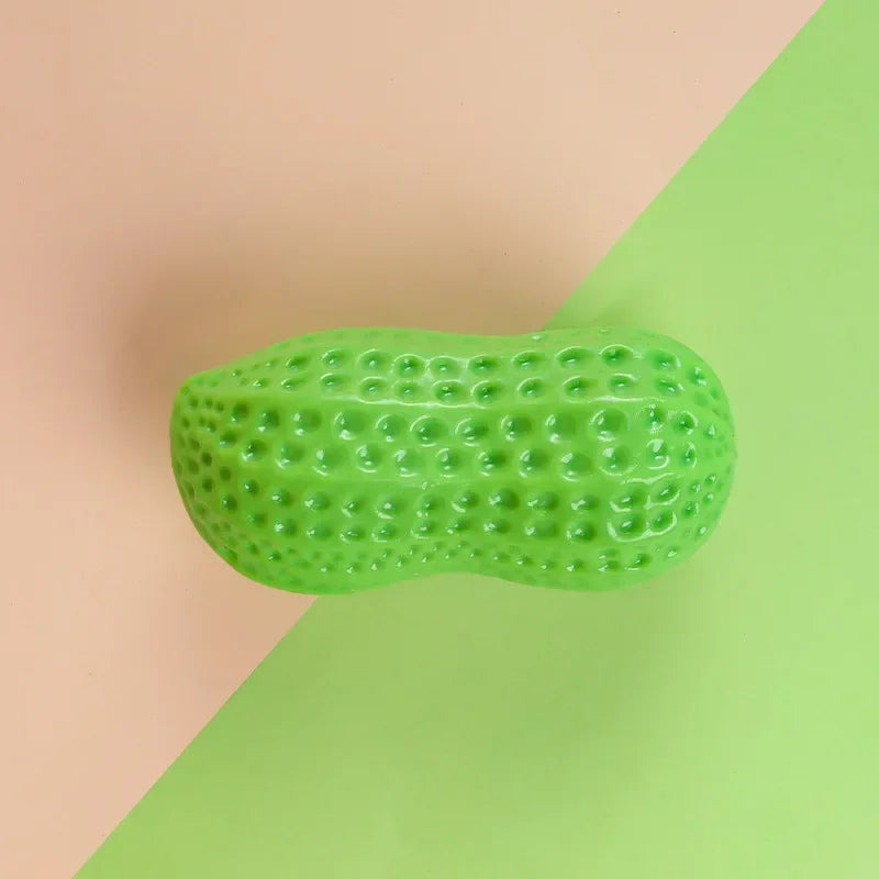 Resistant TPR Pet Bite Grinding Puzzle Toy Stick With Peanut For Dogs Interactive Teeth Training - Joanie B 25