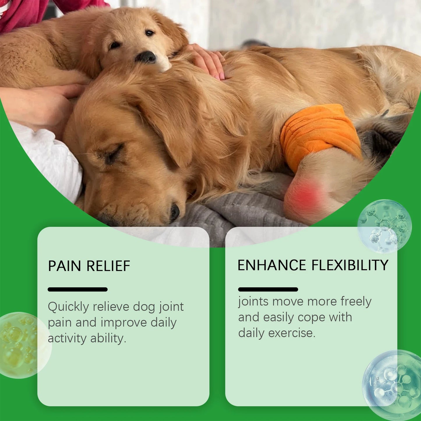 Pet Joint Care Tablets Various Nutrients for Dog Relieve Joint Discomfort Maintain flexibility Strengthen Bones Dog Supplies