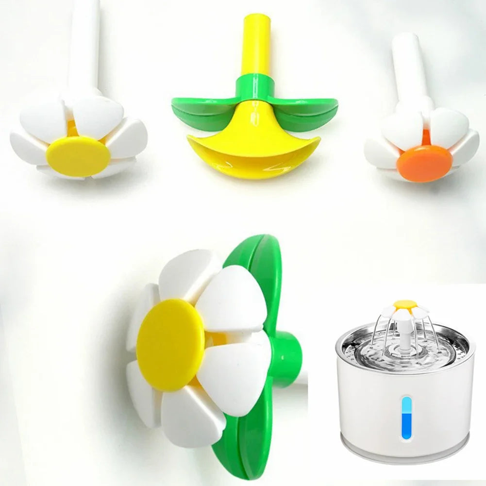 Pet Cat and Dog Water Dispenser Fountain Flower Nozzle Head Replacement Top Automatic Drinking Water Accessories - Joanie B 25