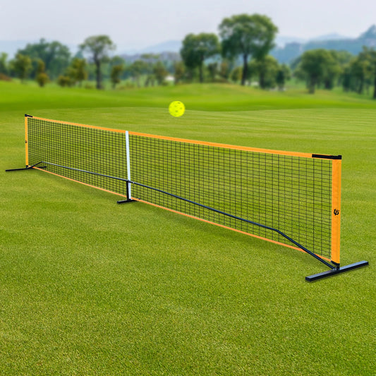 Portable Pickleball Net Set with Four Paddles and Balls for Outdoor Indoor Play Suitable for Badminton and Tennis - Joanie B 25