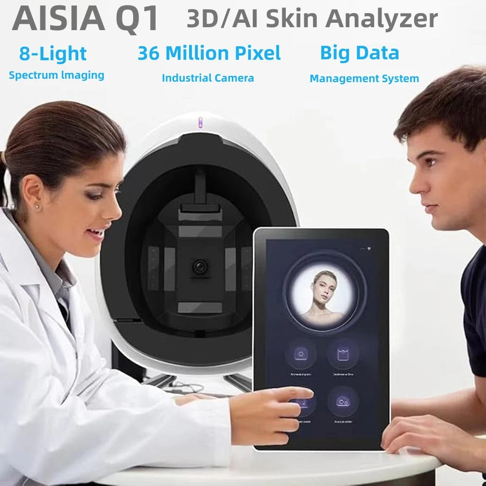 AISIA Q1 3D AI Skin Analyzer 8 Spectrum Pro Equipment