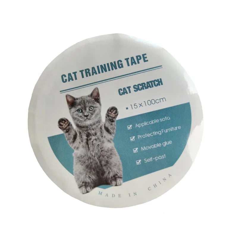 Cat Scratcher Deterrent Train Tape Double Sided Couch Sofa Protector Cat Furniture Protector Sticky Paws Tape for Furniture - Joanie B 25
