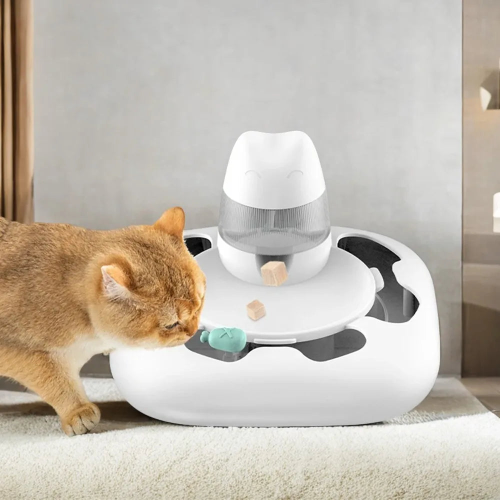 Usb Dog Predator Robot Toy Smart Pet Roller Track Cat Toy Automatic Rotating Kitten Interactive Supplies Pet Training Machine - Joanie B 25
