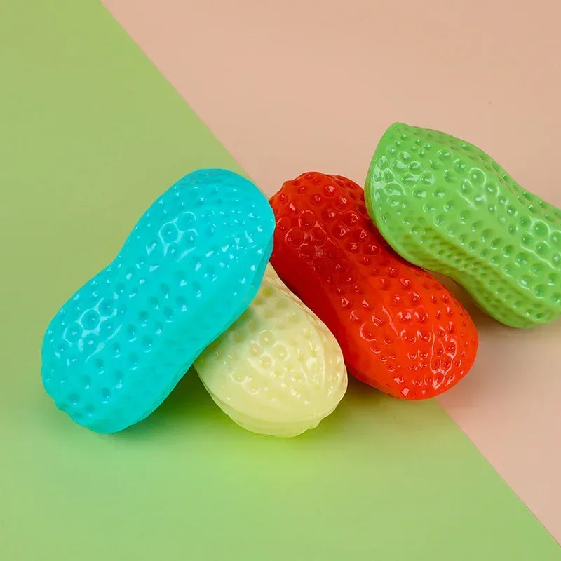 Resistant TPR Pet Bite Grinding Puzzle Toy Stick With Peanut For Dogs Interactive Teeth Training - Joanie B 25