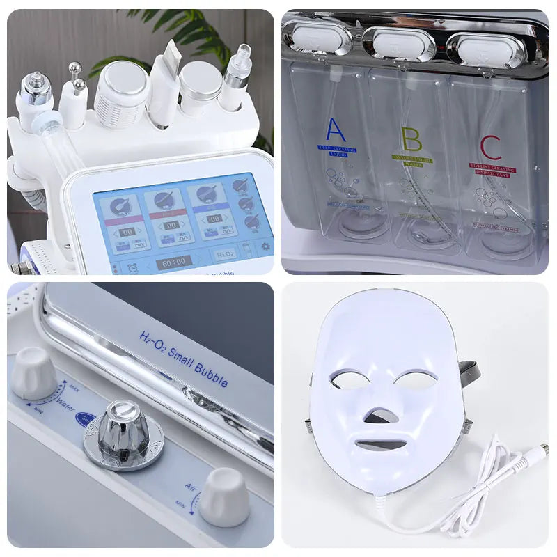 7 In 1 H2O2 Skin Cleansing Hydrofacial Machine For Home Use