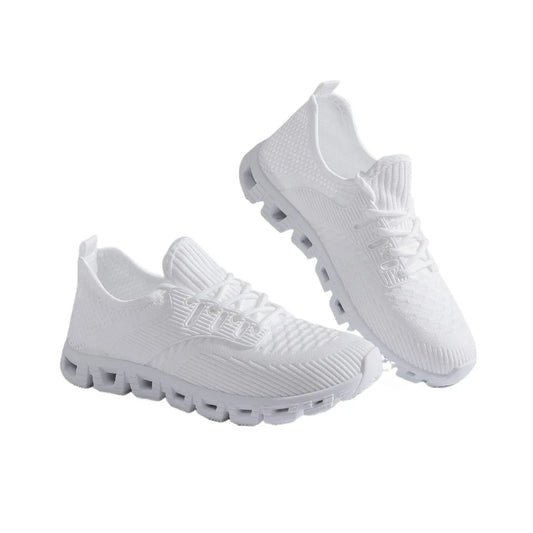 Unisex Breathable Mesh Running Shoes with Comfort Cushion Wide Size Low Top Sneakers for Jogging Casual Sports Durable Comfort - Joanie B 25