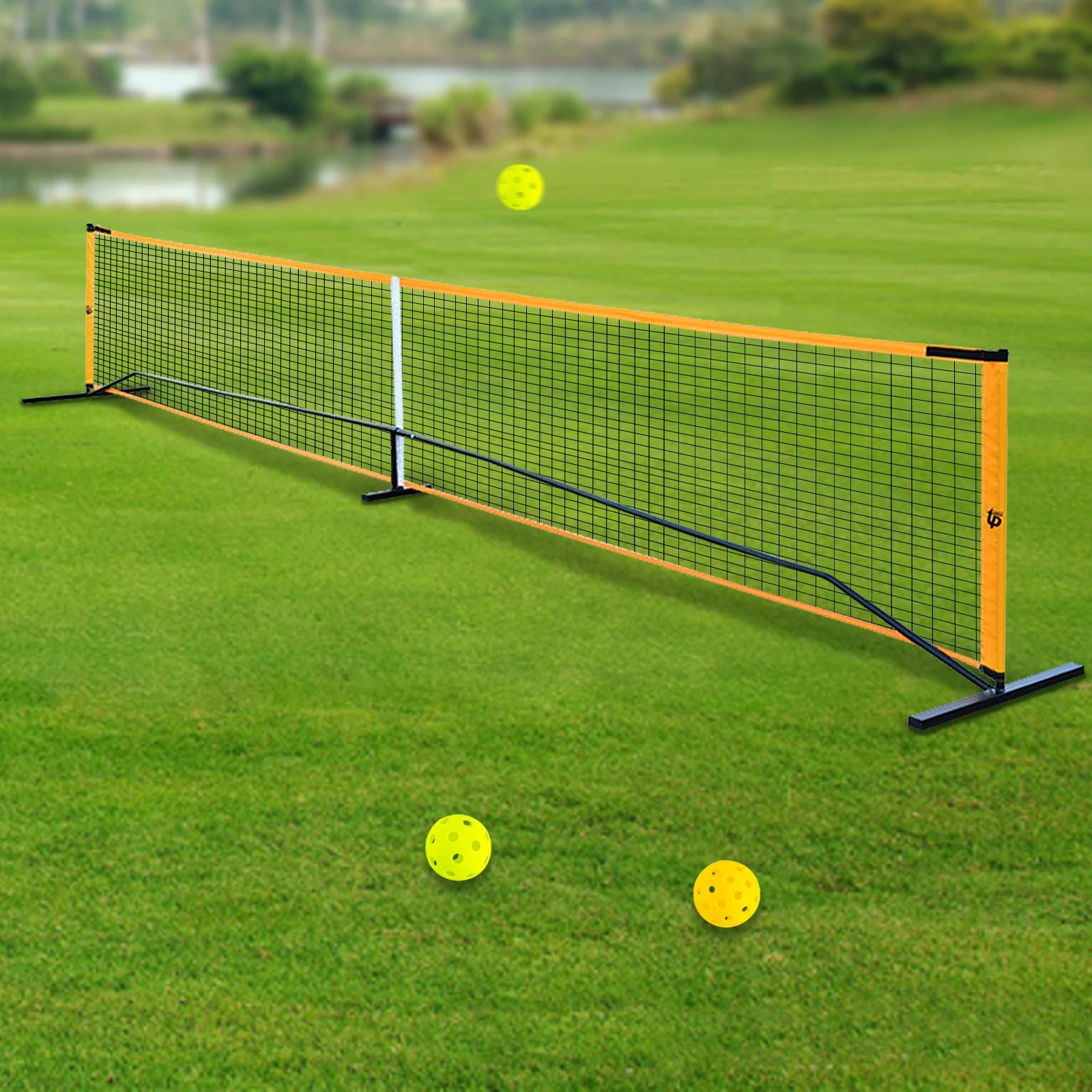 Portable Pickleball Net Set with Four Paddles and Balls for Outdoor Indoor Play Suitable for Badminton and Tennis - Joanie B 25
