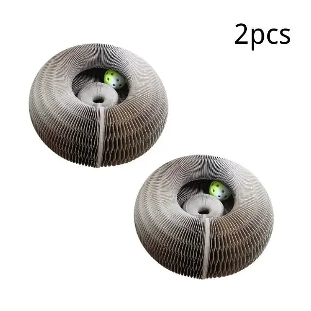 Magic Organ Cat Toy Ball Scratch Board Funny Post Toy for Cats Durable Corrugated Claw Grinding Climbing Pet Accessory - Joanie B 25