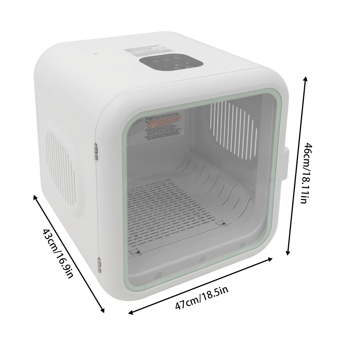 Professional Pet Dryer Box 800W Quiet 35dB Performance