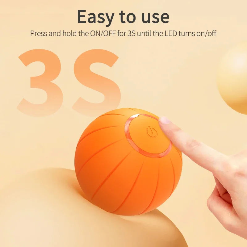 Smart Interactive Cat Toys Rechargeable Rolling Magic Ball for Pet Cats Indoor Play Kitten Toy for Cats Kitten Accessory - Joanie B 25