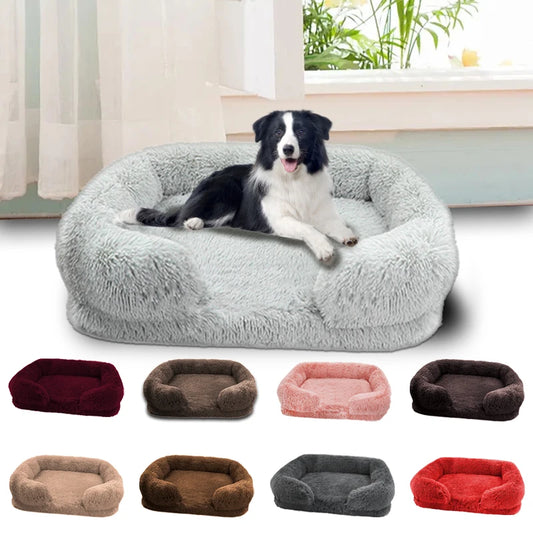 Orthopedic Dog Bed for Large Dogs With Plush Removable Cover