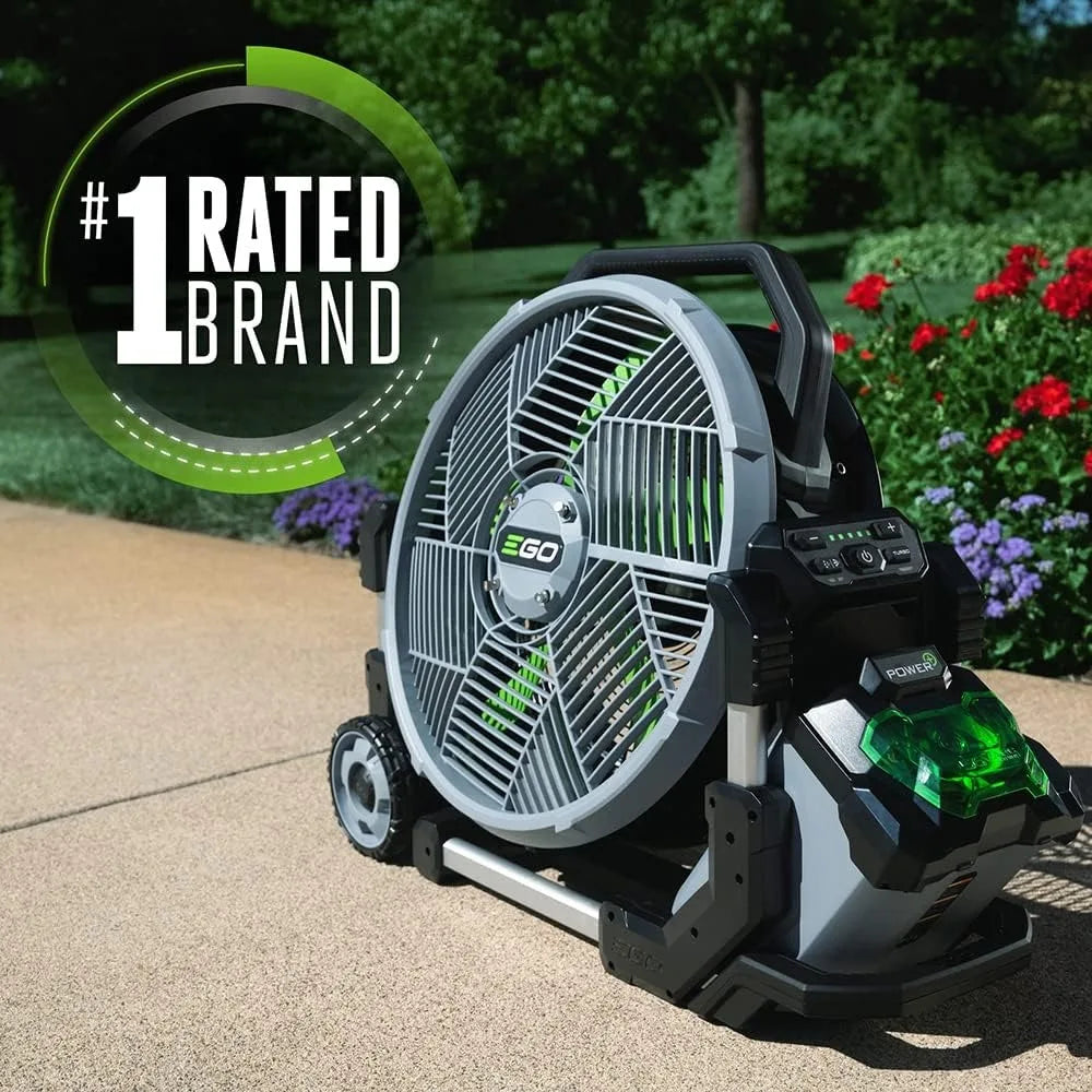 Portable Misting Fan, Outdoor Electric 18" 5 Speed Fan, Battery and Charger Not Included - FN1800 - HOME